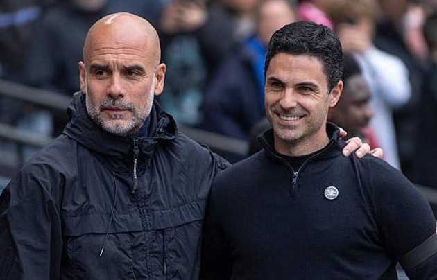 Mikel Arteta tiết lộ tin nhắn của Pep Guardiola sau khi Arsenal vô địch.