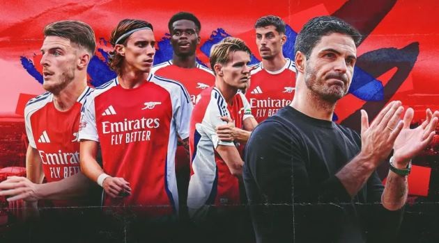 Tập thể Arsenal trong tay Arsenal rất đáng gờm.