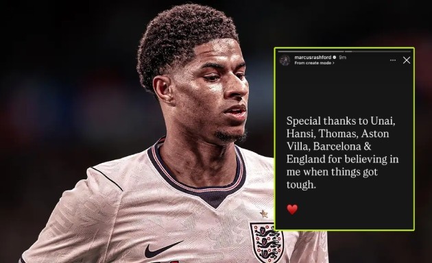 Rashford đăng tải thông điệp tri ân sau khi có tên trong danh sách của Tam Sư ở World Cup 2026.