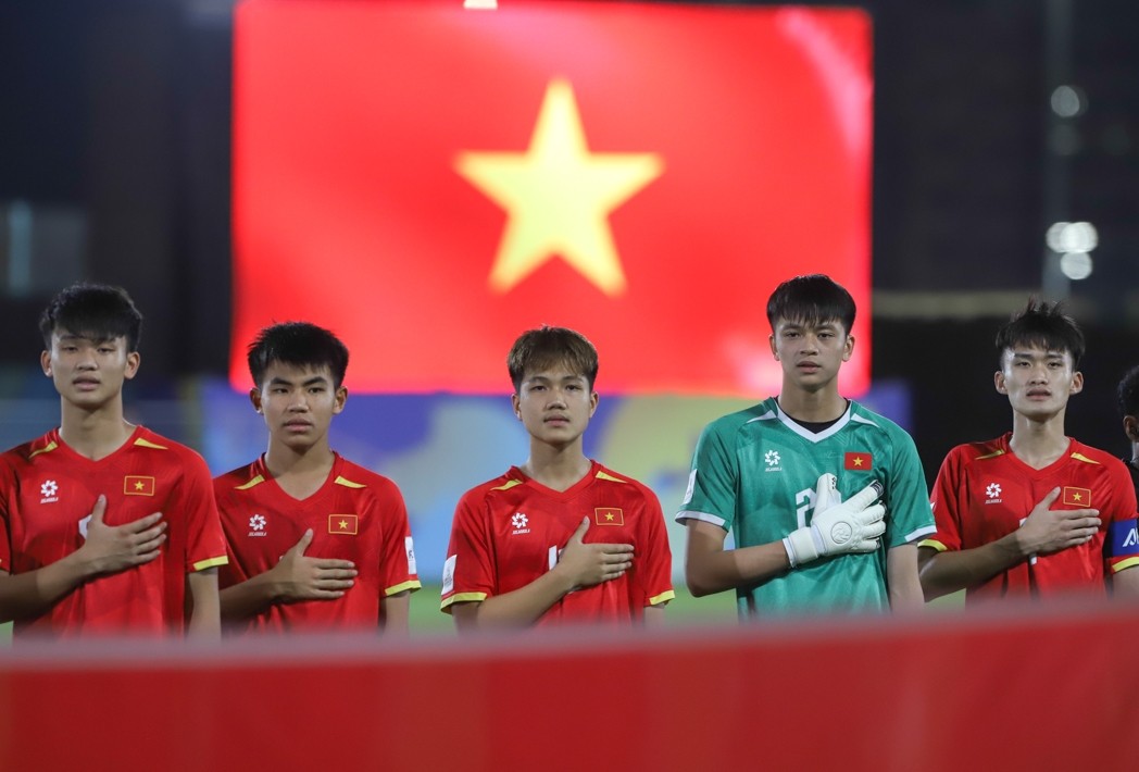 U17 Việt Nam được đánh giá cao tại VCK World Cup U17 vào tháng 11 tới. Ảnh: VFF.