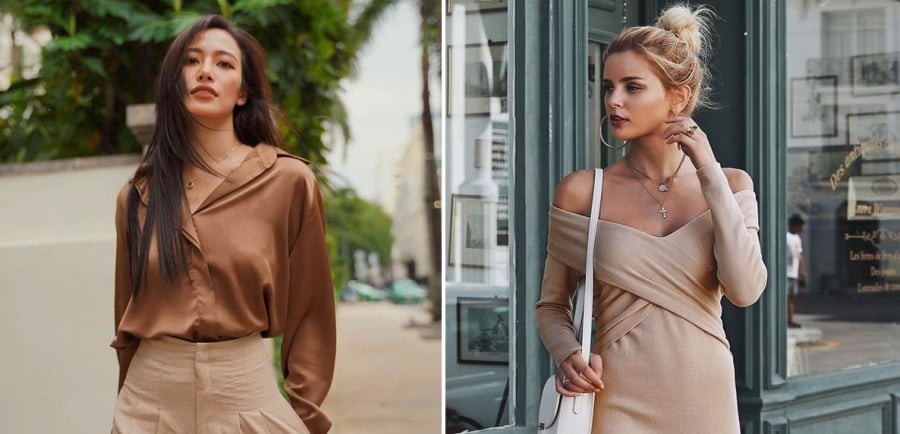 Các sắc độ như be, nâu, xám hay taupe không tạo độ tương phản quá mạnh nên giúp tổng thể trông hài hòa và sang hơn.