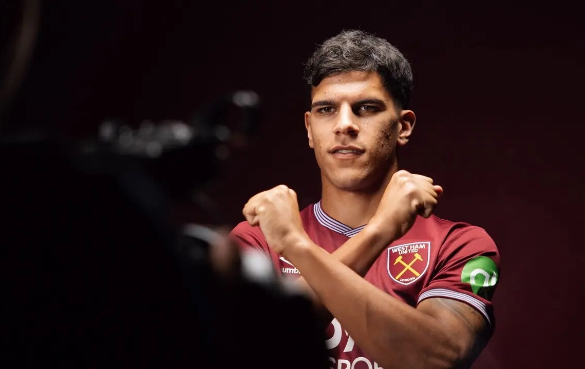 West Ham hét giá Mateus Fernandes lên đến 80 triệu bảng.
