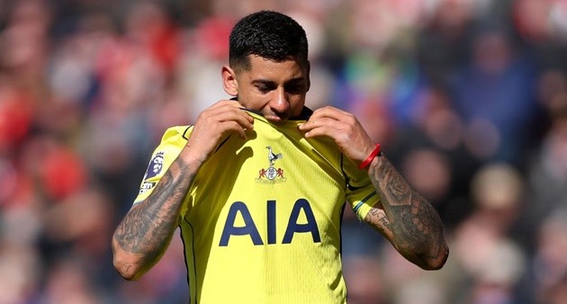 Romero trở lại Anh tiếp sức cho Spurs.