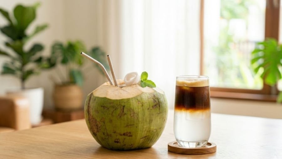 Bạn có thể bổ sung món cà phê nước dừa vào chế độ ăn uống giảm cân, giữ dáng.