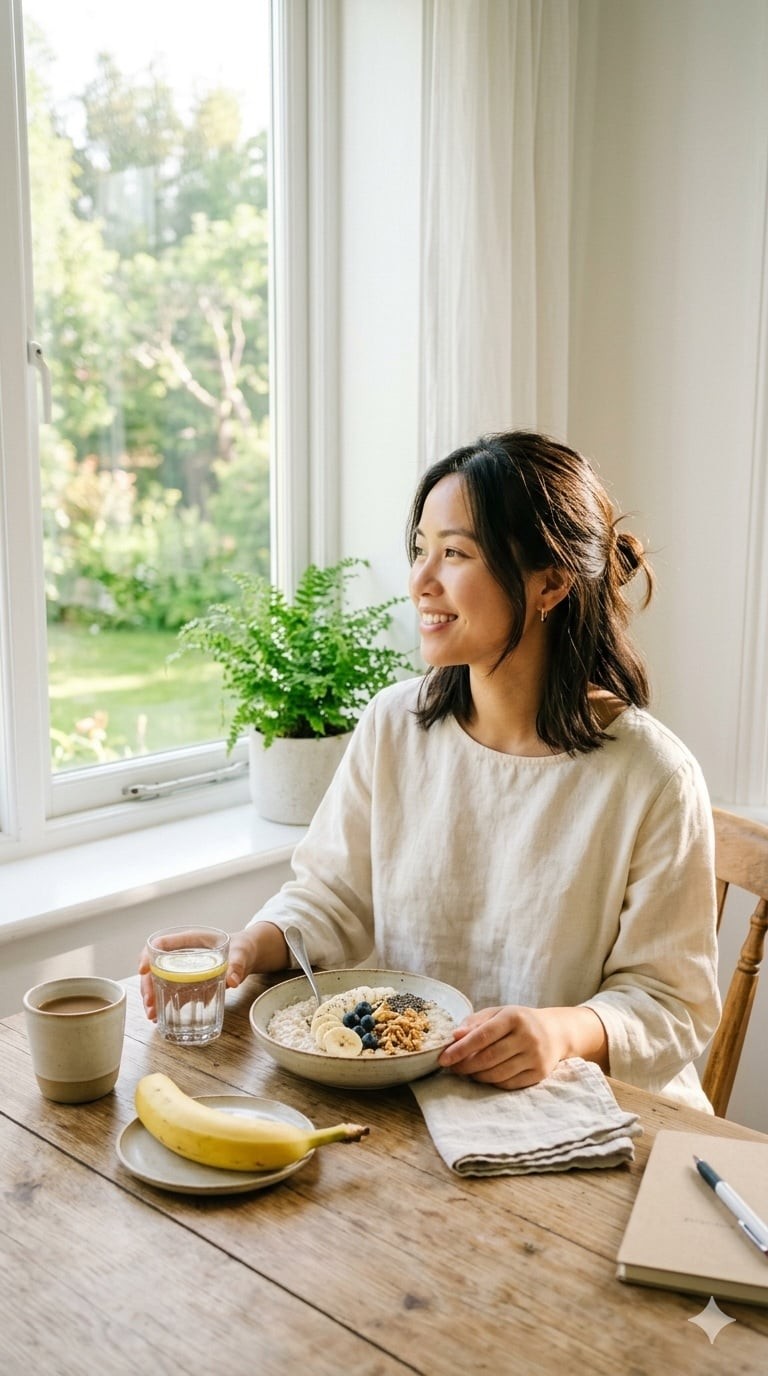 Ăn chuối vào buổi sáng có thể giúp cơ thể bổ sung năng lượng và hỗ trợ tiêu hóa hiệu quả.