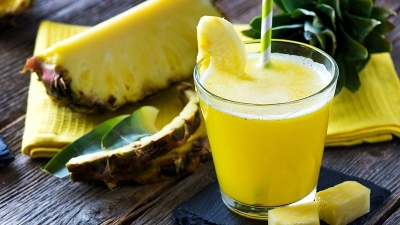 2 khung giờ uống nước ép dứa giúp giảm cân cấp tốc, da đẹp dáng xinh