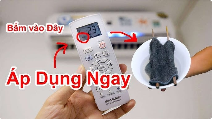 Nhấn nút này bật điều hoà cả ngày không lo khô da