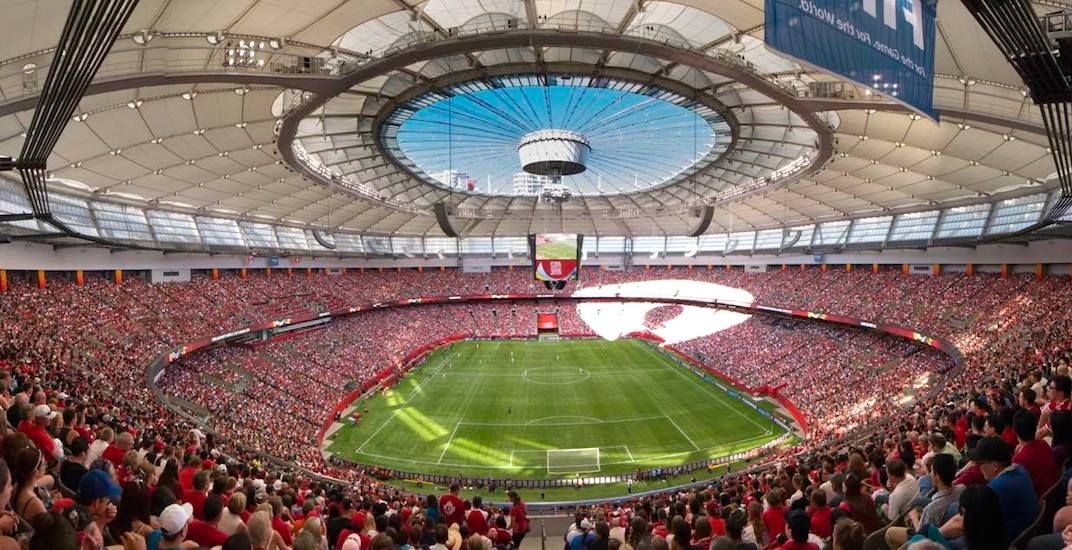 Vẻ đẹp bên trong BC Place.