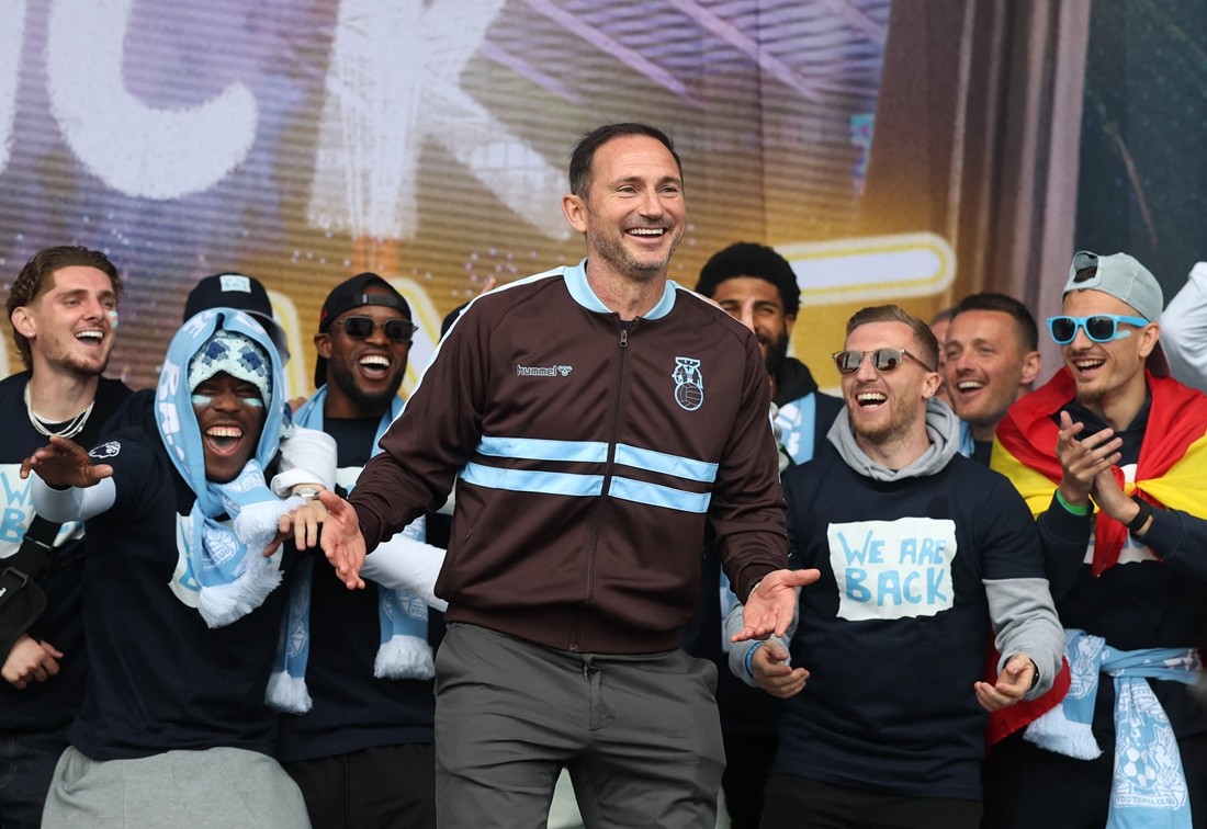 Frank Lampard giúp Coventry trở lại Ngoại hạng Anh.