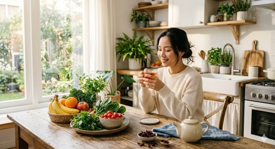 Uống trà atiso đúng cách có thể hỗ trợ tiêu hóa và giúp cơ thể cảm thấy dễ chịu hơn.