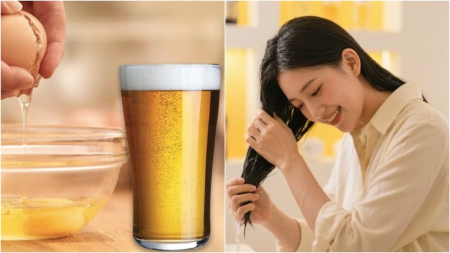 Cách gội đầu bằng bia giúp giảm gãy mọc nhanh tua tủa