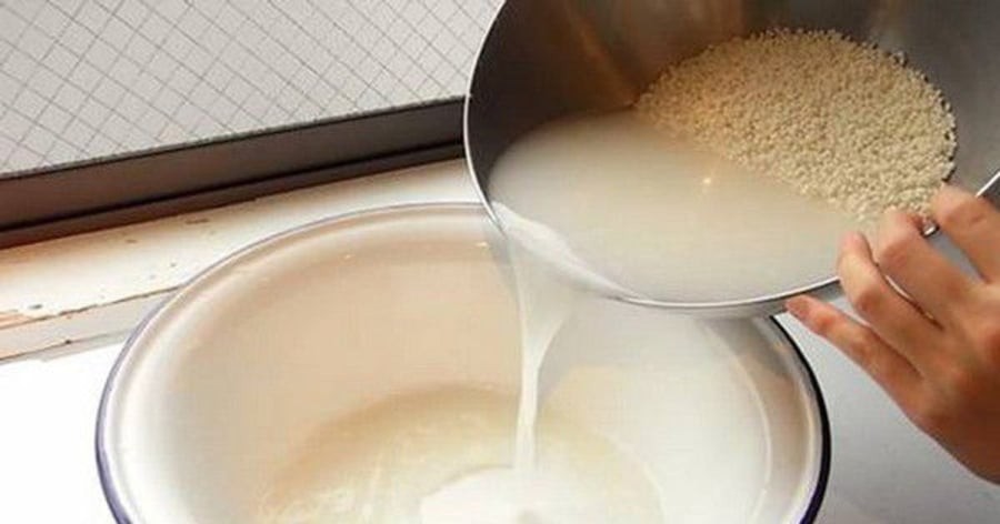 Nước vo gạo rất tốt cho làn da