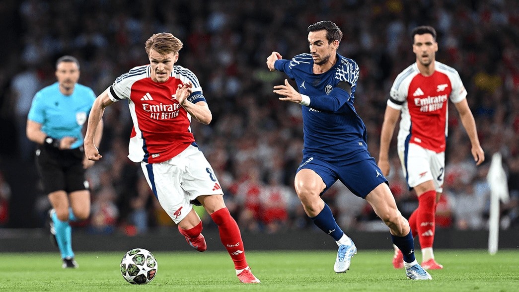 Arsenal và PSG sẽ chạm trán trong trận chung kết Champions League. 