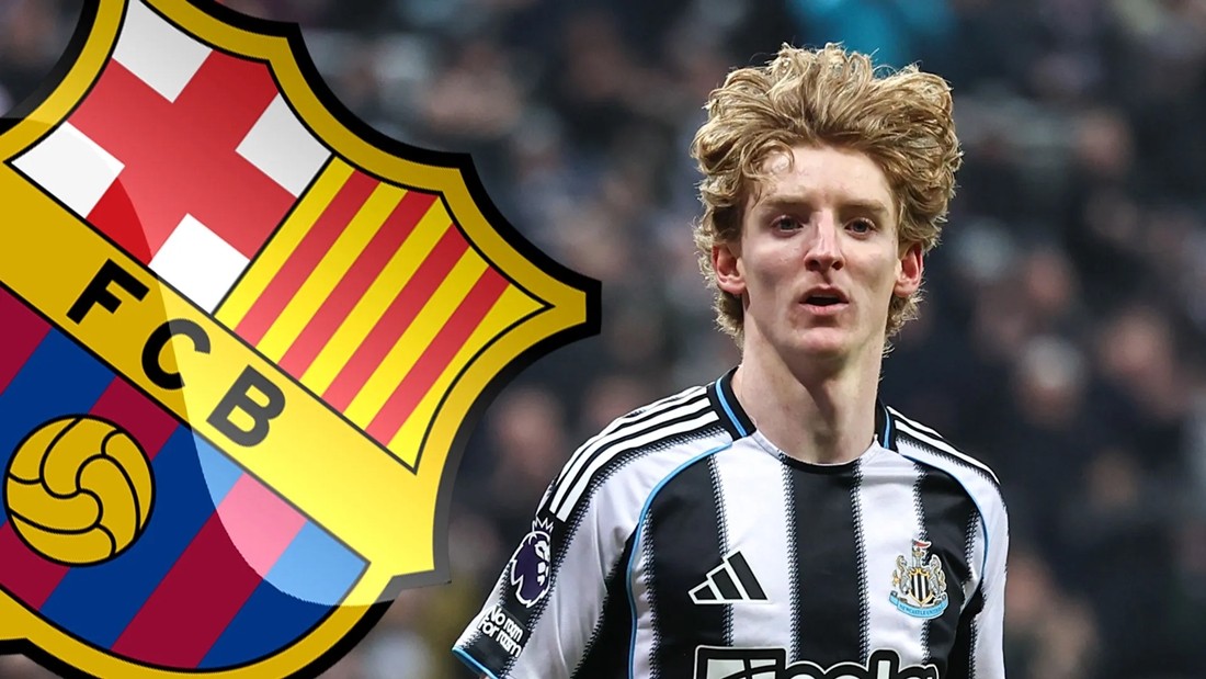 Anthony Gordon và Barca được cho đã đạt thỏa thuận cá nhân.