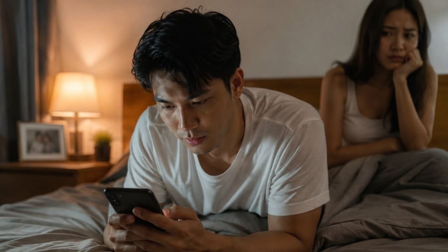 Khi điện thoại trở thành vùng cấm thì chứng tỏ đàn ông đang rất nhiều bí mật muốn giấu vợ
