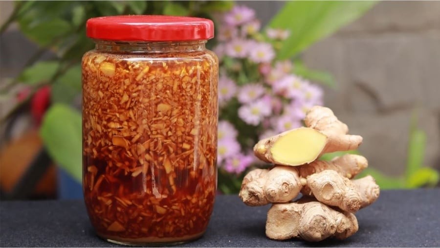 Cách ngâm gừng mật ong trị ho, dưỡng họng