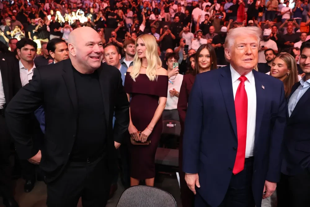 Donald Trump and Dana White