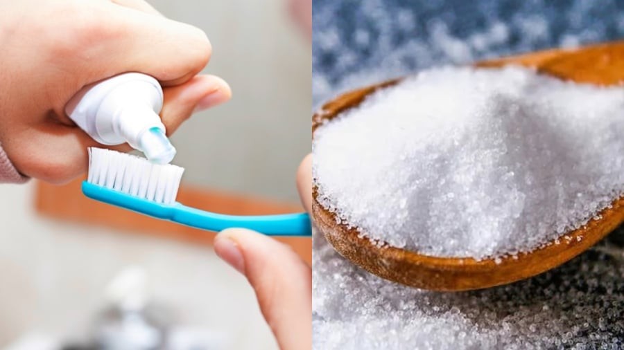 Trộn kem đánh răng với muối bạn sẽ thấy điều kỳ diệu xảy ra