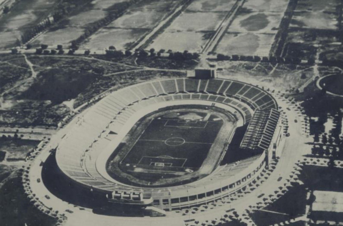Một bức ảnh của sân Estadio Nacional Julio Martínez Pradanos năm 1962.