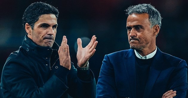 Arteta hay Enrique sẽ thắng trong cuộc đấu trí sắp tới?