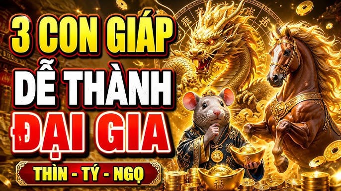 Chớp thời cơ Vàng đời bước sang trang, 3 con giáp Tình - Tiền thăng tiến