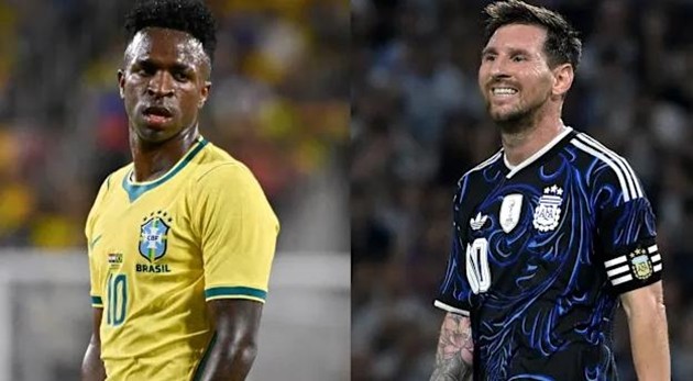 Vinicius Junior e ngại Lione Messi ở World Cup 2026.