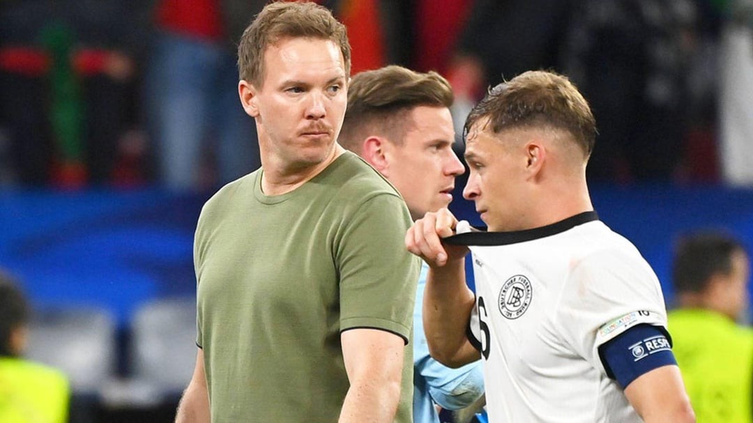 Nagelsmann chỉ triệu tập Kimmich cho vị trí hậu vệ cánh phải. 