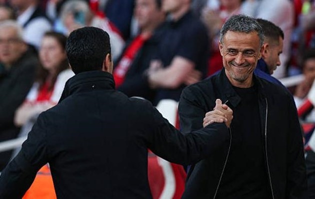 Mikel Arteta dành sự tôn trọng lớn cho Luis Enrique.