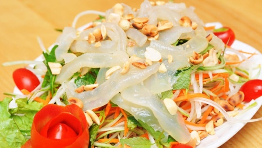 Nôm sứa ngon tại nhà