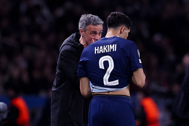 Luis Enrique không thể mạo hiểm với Achraf Hakimi.