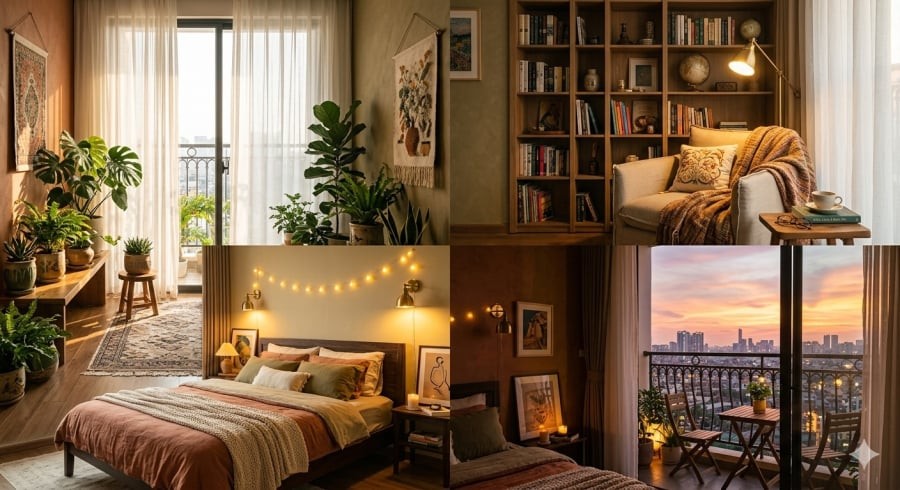 Mỗi người đều bị thu hút bởi một không gian khác nhau. Góc bạn chọn có thể tiết lộ điều mà bản thân đang thiếu hoặc đang tìm kiếm trong cuộc sống. Bạn sẽ chọn góc nào?