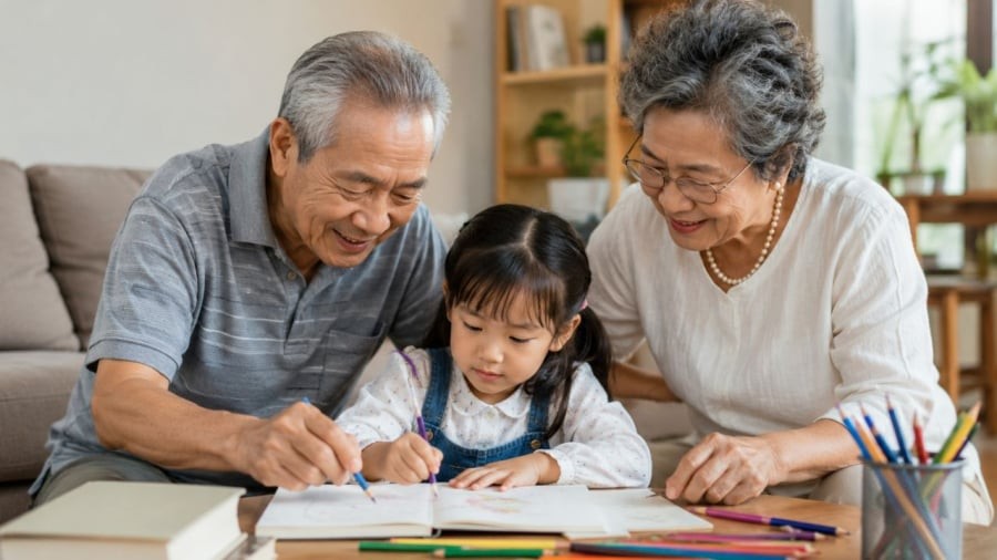 Cha mẹ âm thầm khi con cái tan vỡ, thậm chí gánh nặng chăm cháu thay con