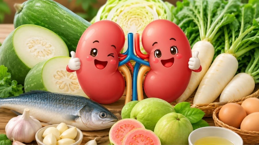 Nhiều thực phẩm rẻ tiền tốt cho thận khi dùng đúng