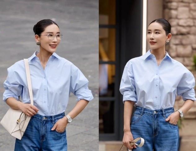 Set đồ này đặc biệt phù hợp cho những buổi dạo phố hoặc du lịch mùa hè.