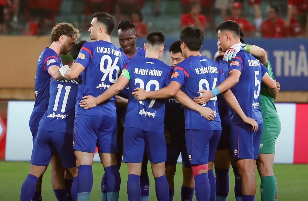 PVF-CAND hiện không nắm quyền tự quyết trong cuộc đua trụ hạng. Ảnh: PVF-CAND FC.