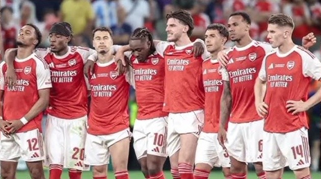 Arsenal có nguồn thu lớn dù không thể đăng quang Champions League 2025/26.