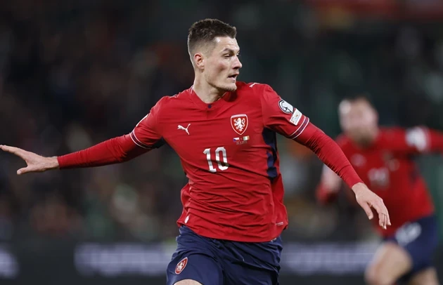 Patrick Schick là đầu tàu trên hàng công Cộng hòa Séc.