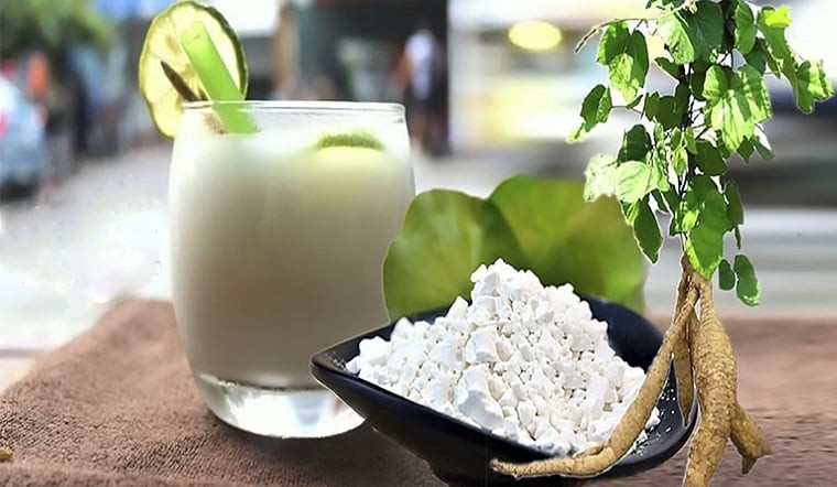 Bột sắn dây là thứ đồ uống rất phổ biến ở Việt Nam