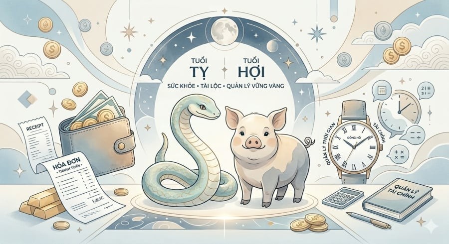 Tuổi Tỵ và tuổi Hợi nên cân nhắc kỹ các khoản chi tiêu và quyết định tài chính trong tuần mới để hạn chế rủi ro không đáng có.