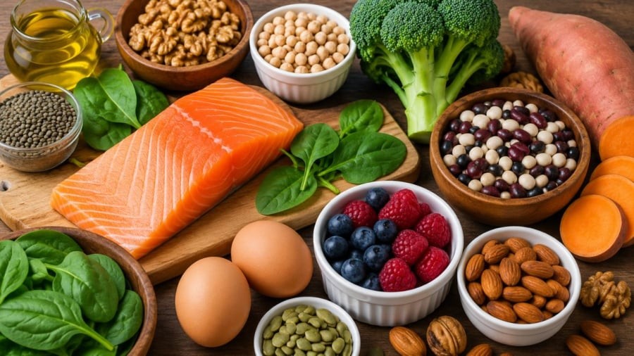 Nhiều thực phẩm tốt cho nuôi tóc