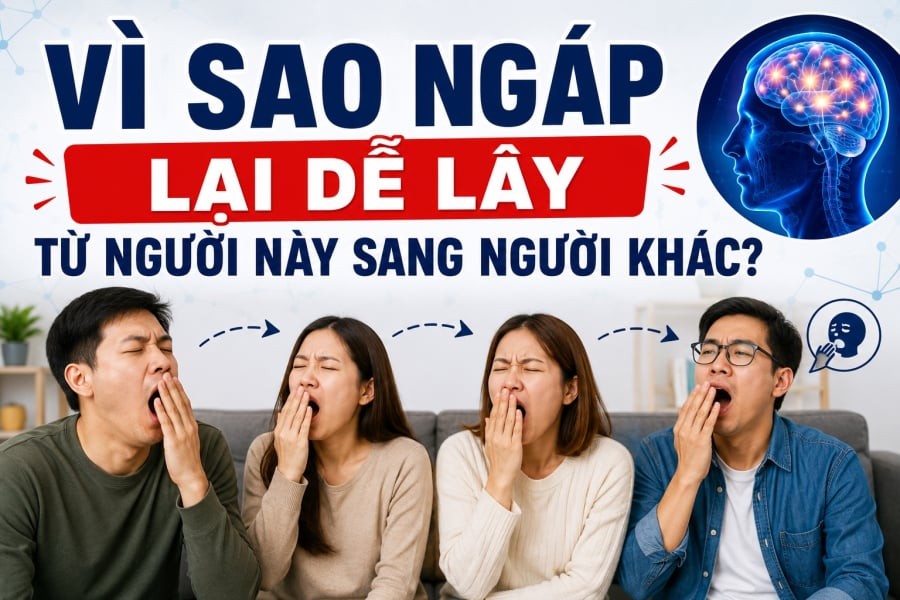 Vì sao ngáp lại dễ lây từ người này sang người khác?