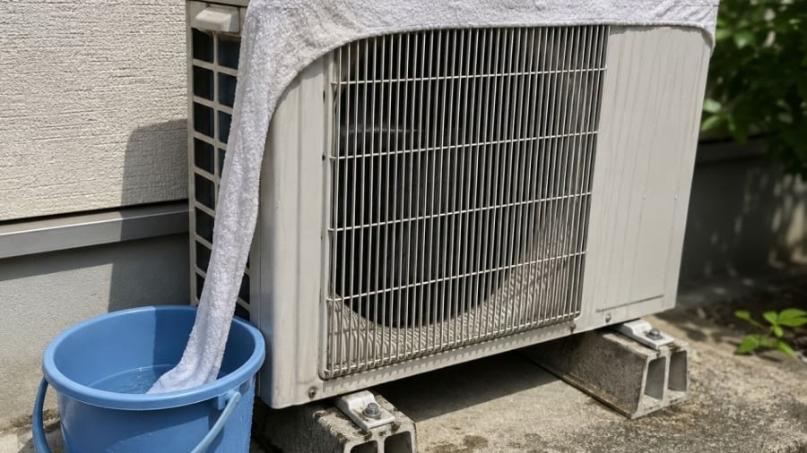 Cục nóng điều hòa nóng quá vì hoạt động liên tục sẽ giảm hiệu suất và tăng tốn điện