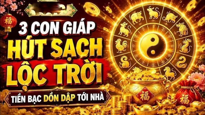 3 tháng tới: 3 con giáp cần cù Trời bù Phúc - Lộc cho