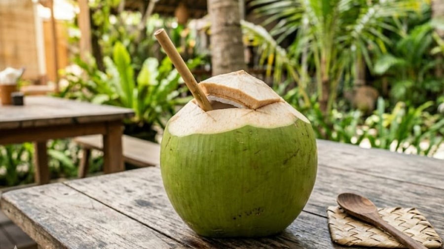Nước dừa mang lại nhiều lợi ích cho sức khỏe nhưng phải uống đúng thời điểm.