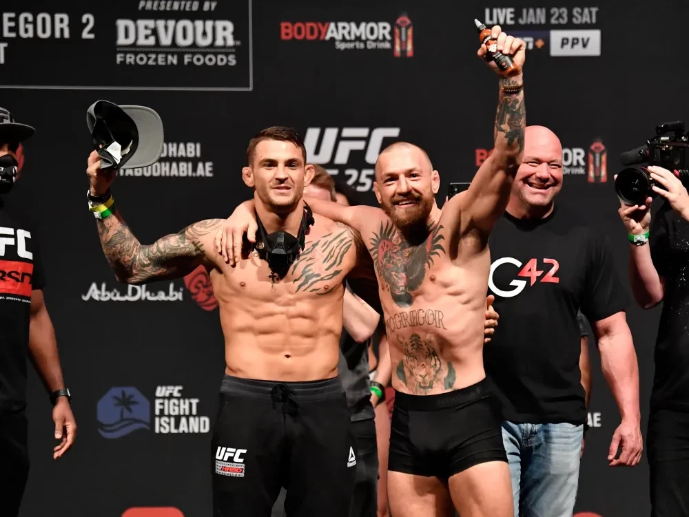 Dustin Poirier và Conor McGregor