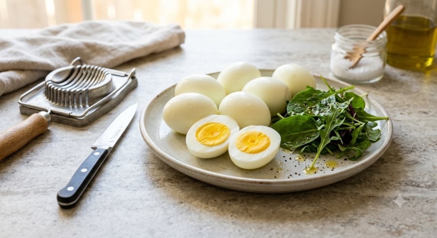 Một vài mẹo nhỏ trong khâu làm nguội và bóc vỏ có thể giúp trứng luộc giữ được hình thức đẹp mắt hơn khi chế biến món ăn.