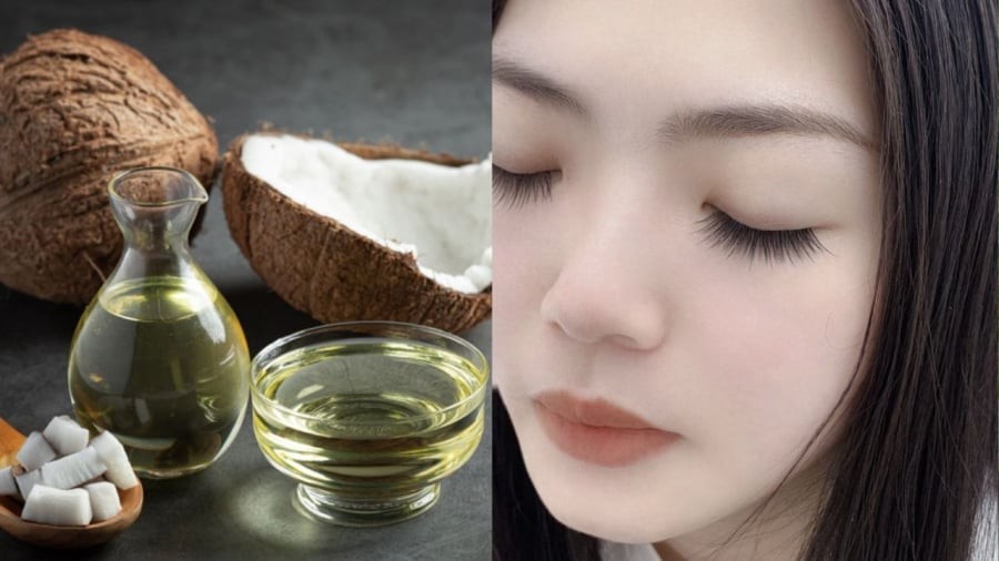 Dầu dừa chứa nhiều dưỡng chất, có tác dụng nuôi dưỡng các sợi mi, giúp bạn có hàng mi dài và chắc khỏe hơn.