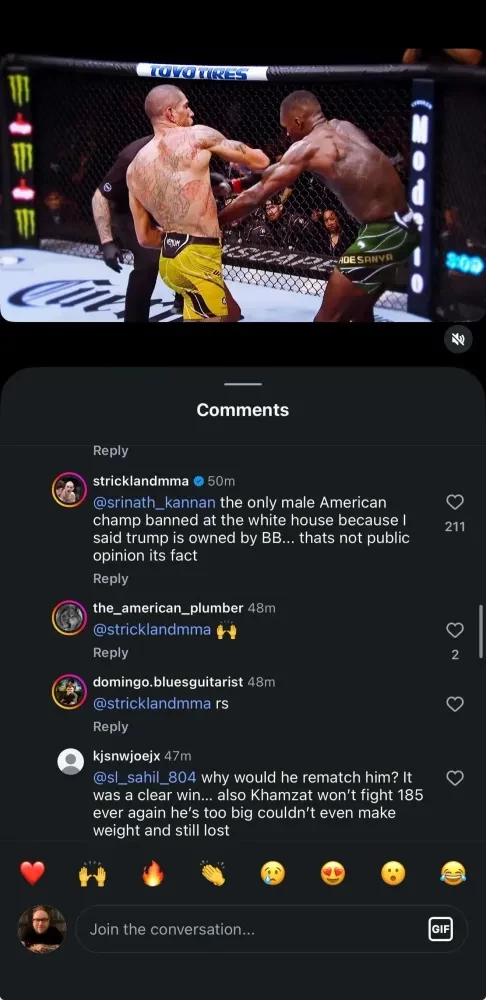 Strickland Instagram post 3