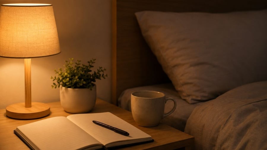 Đọc sách trước khi ngủ cũng là một thói quen tốt