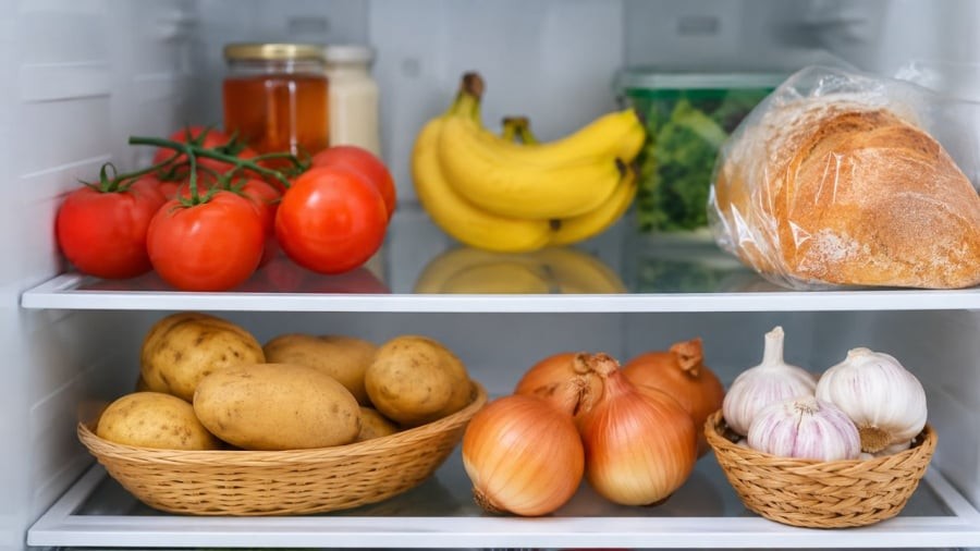 Chuối để tủ lạnh sẽ nhanh bị thâm đen